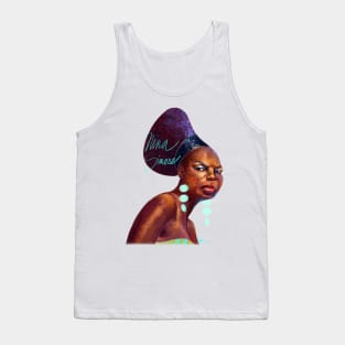 Portrait of Nina Simone Tank Top